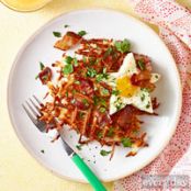 Loaded Potato-Parmesan Waffles with Eggs