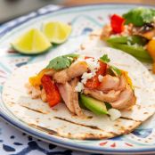 Salmon Tacos on the grill