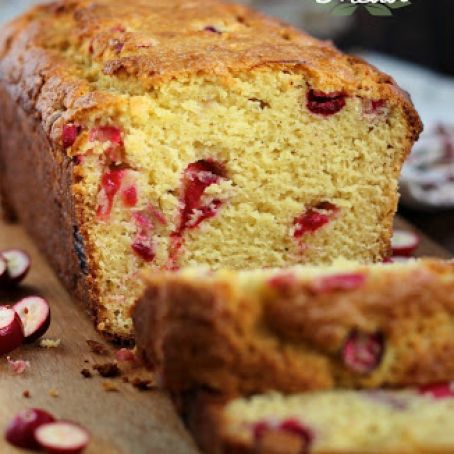 Cranberry Eggnog Pound Cake