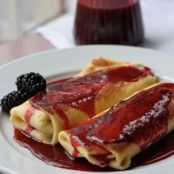 Blackberry Blintzes
