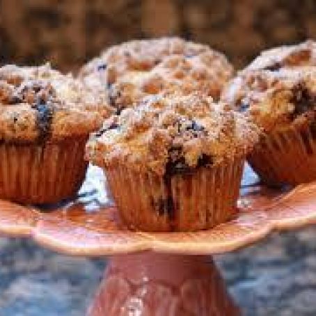 Back In The Day Bakery Whole-Wheat Cinnamon-Cardamom Blueberry Muffins