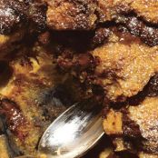 Dulce de Leche and Chocolate Chunk Bread Pudding
