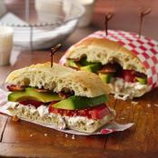 Bacon, Tomato and Avocado Sandwich with Chipotle Aioli