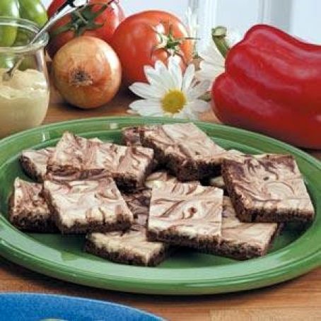Cream Cheese Swirl Brownies