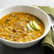 Pumpkin Barley and Sage Soup
