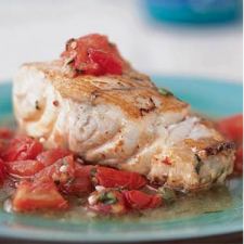 Baked Grouper with Chunky Tomato Sauce