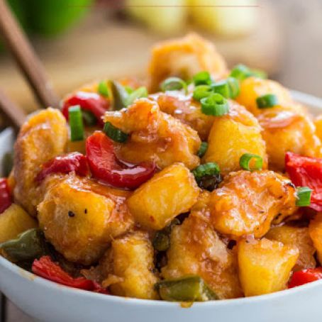 Baked Sweet and Sour Chicken