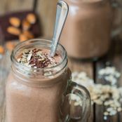 oaty chocolate hot smoothie