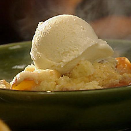 Bourbon Peach Cobbler