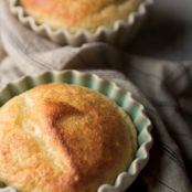 Lemon-Almond Soufflés