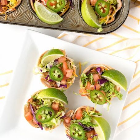 Muffin Tin Mexican Bowls