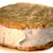 Coconut Cookie Ice Cream Sandwiches*