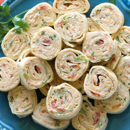 CHICKEN ENCHILADA ROLL UPS