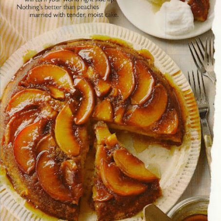 Peach Upside-Down Cake
