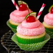 Cherry Limeade Cupcakes