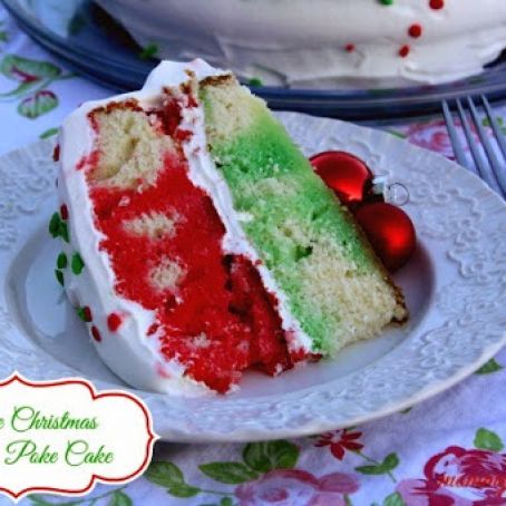 Vintage Christmas Jello Poke Cake Recipe 4 3 5