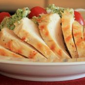 Creamy Broccoli Pesto Pasta with Grilled Chicken