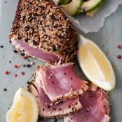 Black Sesame & Almond Crusted Ahi Tuna