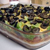 7-Layer Mexican Bean Dip