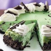 Chocolate Grasshopper Cheesecake