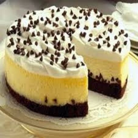Brownie Chocolate Chip Cheesecake