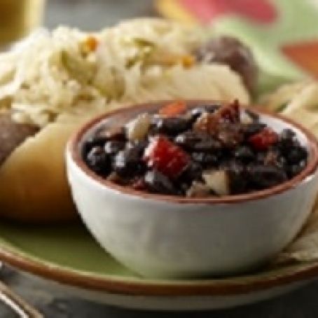 Homestyle Baked Black Beans