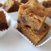 Chocolate Chip and Candied Ginger Blondies