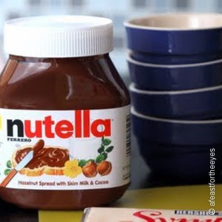 Nutella Pots de Creme adapted from Baking Unplugged by Nicole Rees