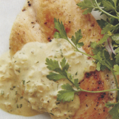 Sauteed Chicken in Mustard & Herb Sauce