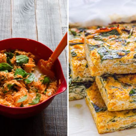 Taco Sweet Potato and Spinach Egg Bake Recipe