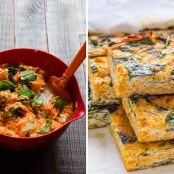 Taco Sweet Potato and Spinach Egg Bake Recipe