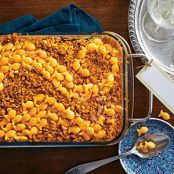 Cheese Cracker-Topped Squash Casserole