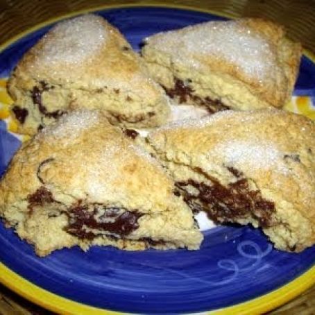 Coco-Hazelnut Marble Cake Scones