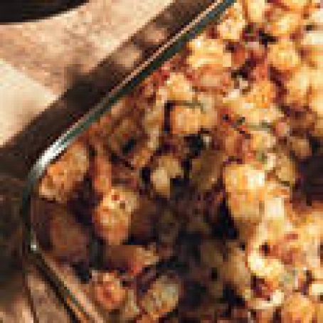 Sausage and Sourdough Bread Stuffing
