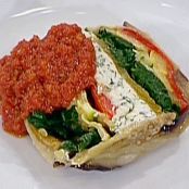 *Vegetable and Goat Cheese Terrine Roasted