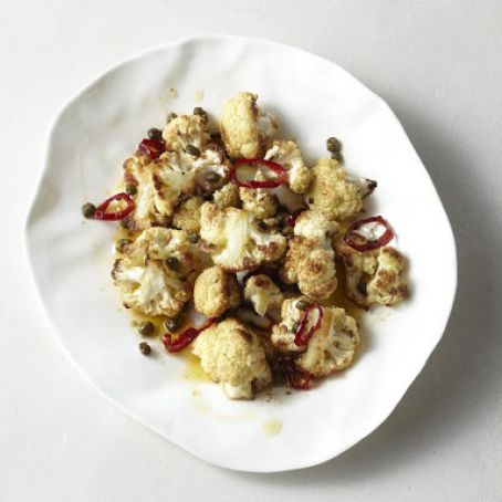 CAULIFLOWER****Roasted Cauliflower Salad with Capers and Olives