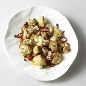 CAULIFLOWER****Roasted Cauliflower Salad with Capers and Olives