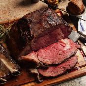 Roast Prime Rib with Thyme au Jus