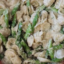 Spring Artichoke & Asparagus Pasta Salad