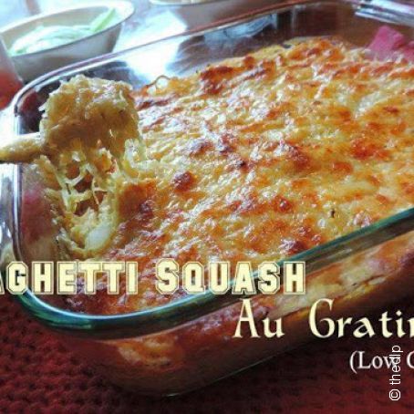 SPAGHETTI SQUASH AU GRATIN
