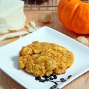 Pumpkin White Chocolate and Macadamia Nut Cookies