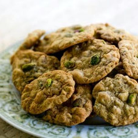 COOKIES - Pistachio White Chocolate Chip Cookies