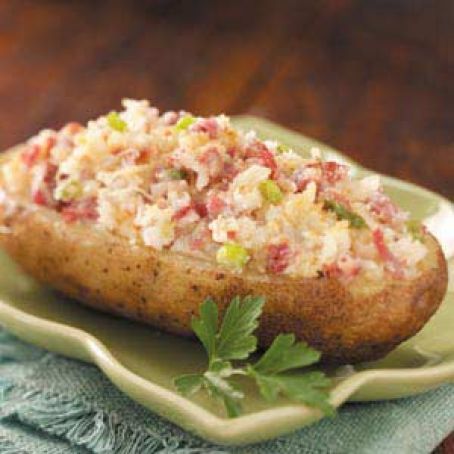 Reuben Baked Potatoes