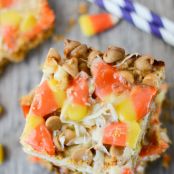 Candy Corn Magic Bars