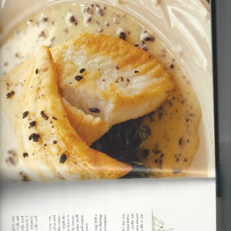 Rombo Con Salsa di Tartufo Nero MA