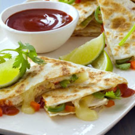 Barbeque Chicken Quesadillas
