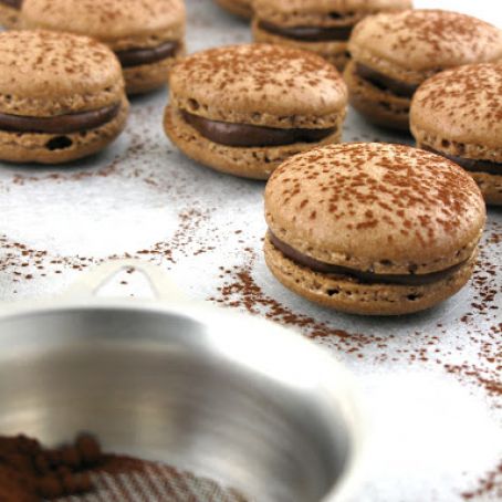 Chocolate Cinnamon Macarons