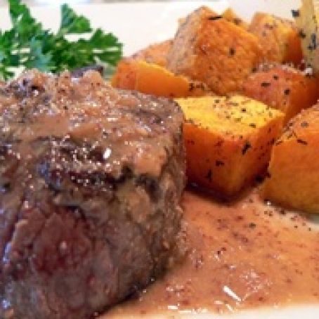 #KIphotocontest - Fillet Mignon with Peppercorn-Mustard Sauce