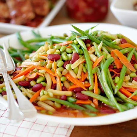 Sweet and Tangy Four Bean Salad