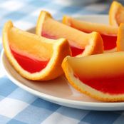 Vodka Sunrise Fruit Wedge Jelly Shots